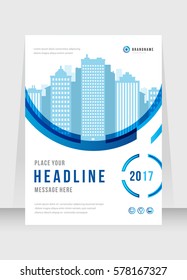 Cover design abstract background, Busines, blue color broshure, Template in A4 size. Book, Magazine, Corporate Presentation, Annual Report, Poster, Website, Flyer, Portfolio, Banner