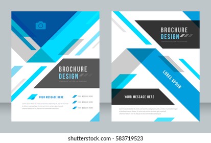 Cover design abstract background, Busines, blue color broshure, Template in A4 size. Book, Magazine, Corporate Presentation, Annual Report, Poster, Website, Flyer, Portfolio, Banner