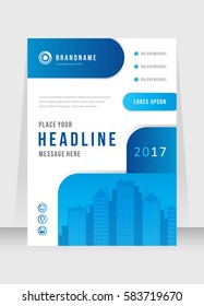 Cover design abstract background, Busines, blue color broshure, Template in A4 size. Book, Magazine, Corporate Presentation, Annual Report, Poster, Website, Flyer, Portfolio, Banner