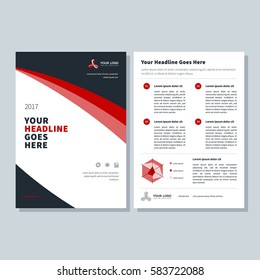 Cover design abstract background, Busines, red color broshure, Template in A4 size. Book, Magazine, Corporate Presentation, Annual Report, Poster, Website, Flyer, Portfolio, Banner