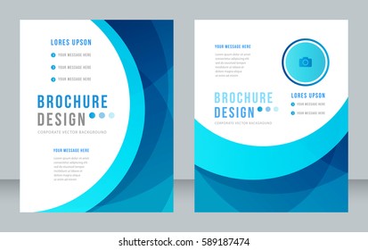 Fondo abstracto de diseño de portada, Business, broshure de color azul, Template en tamaño A4. Libro, Revista, Presentación Corporativa, Informe Anual, Afiche, Sitio Web, Volante, Cartera, Banner