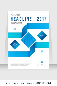 Cover design abstract background, Busines, blue color broshure, Template in A4 size. Book, Magazine, Corporate Presentation, Annual Report, Poster, Website, Flyer, Portfolio, Banner