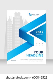 Cover design abstract background, Busines, blue color broshure, Template in A4 size. Book, Magazine, Corporate Presentation, Annual Report, Poster, Website, Flyer, Portfolio, Banner
