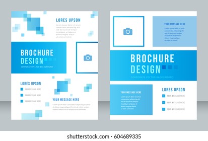 Cover design abstract background, Busines, blue color broshure, Template in A4 size. Book, Magazine, Corporate Presentation, Annual Report, Poster, Website, Flyer, Portfolio, Banner