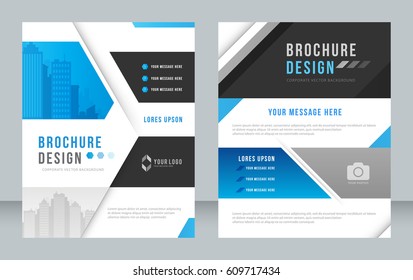 Cover design abstract background, Busines, blue color broshure, Template in A4 size. Book, Magazine, Corporate Presentation, Annual Report, Poster, Website, Flyer, Portfolio, Banner