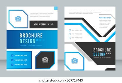 Cover design abstract background, Busines, blue color broshure, Template in A4 size. Book, Magazine, Corporate Presentation, Annual Report, Poster, Website, Flyer, Portfolio, Banner