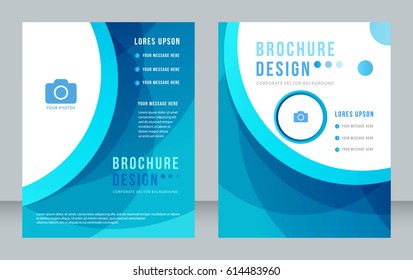 Fondo abstracto de diseño de portada, Business, broshure de color azul, Template en tamaño A4. Libro, Revista, Presentación Corporativa, Informe Anual, Afiche, Sitio Web, Volante, Cartera, Banner