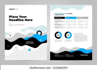 Cover design. Abstract background with dynamic effect. Futuristic Technology Style.