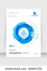 Cover design abstract background, Magazine, blue color broshure. Book, Corporate Presentation, Annual Report, Poster, Website, Flyer, Portfolio, Banner