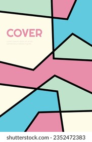 Cover Design Abstract Geomatric Backgrond