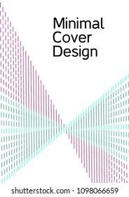 Cover design with abstract lines. Modern background. Rich design of VIP. Future futuristic template for banner design, poster, booklet, report, journal. Vector.
