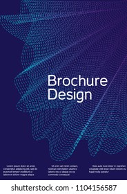 Cover design with abstract lines. Modern background. Rich design of VIP. Future futuristic template for banner design, poster, booklet, report, journal. Vector.