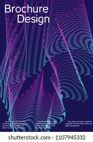 Cover design with abstract lines. Modern background. Rich design of VIP. Future futuristic template for banner design, poster, booklet, report, journal. Vector.
