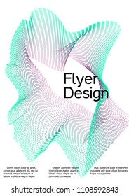 Cover design with abstract lines. Modern background. Rich design of VIP. Future futuristic template for banner design, poster, booklet, report, journal. Vector.