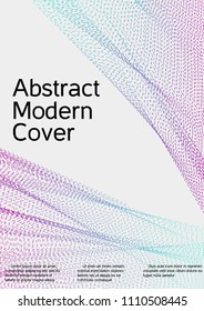 Cover design with abstract lines. Modern background. Rich design of VIP. Future futuristic template for banner design, poster, booklet, report, journal. Vector.