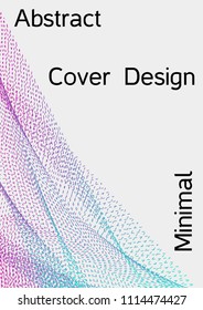 Cover design with abstract lines. Modern background. Rich design of VIP. Future futuristic template for banner design, poster, booklet, report, journal. Vector.