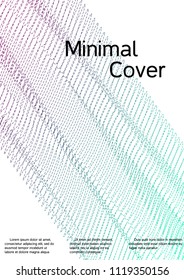 Cover design with abstract lines. Modern background. Rich design of VIP. Future futuristic template for banner design, poster, booklet, report, journal. Vector.