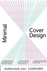 Cover design with abstract lines. Modern background. Rich design of VIP. Future futuristic template for banner design, poster, booklet, report, journal. Vector.