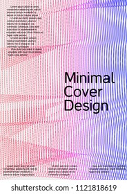 Cover design with abstract lines. Modern background. Rich design of VIP. Future futuristic template for banner design, poster, booklet, report, journal. Vector.