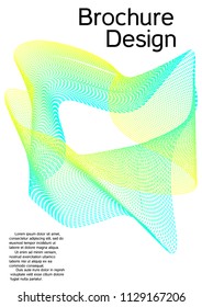 Cover design with abstract lines. Modern background. Rich design of VIP. Future futuristic template for banner design, poster, booklet, report, journal. Vector.