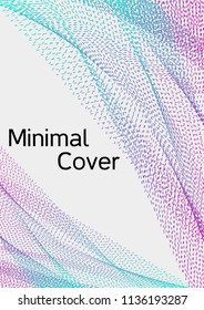 Cover design with abstract lines. Modern background. Rich design of VIP. Future futuristic template for banner design, poster, booklet, report, journal. Vector.