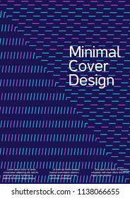 Cover design with abstract lines. Modern background. Rich design of VIP. Future futuristic template for banner design, poster, booklet, report, journal. Vector.