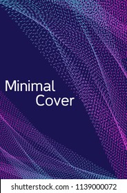 Cover design with abstract lines. Modern background. Rich design of VIP. Future futuristic template for banner design, poster, booklet, report, journal. Vector.