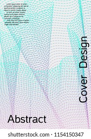 Cover design with abstract lines. Modern background. Rich design of VIP. Future futuristic template for banner design, poster, booklet, report, journal. Vector.