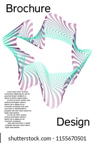 Cover design with abstract lines. Modern background. Rich design of VIP. Future futuristic template for banner design, poster, booklet, report, journal. Vector.