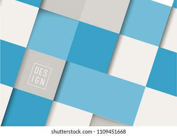 Cover design abstract vector termplate with colorful shapes.