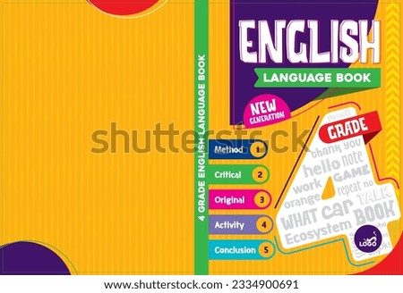 Cover design adapted for educational books.