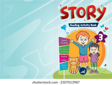 Cover design adapted for educational and storybook.