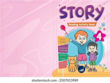 Cover design adapted for educational and storybook.