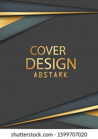 Cover design annual Abstact,vector template brochures, flyers, presentations, leaflet, magazine a4 size. White with yellow abstract background