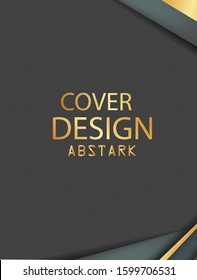 Cover design annual Abstark,vector template brochures, flyers, presentations, leaflet, magazine a4 size. White with yellow abstract background