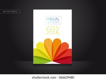 Cover Design Annual Report. Brochure. Concept. Vector. EPS10
