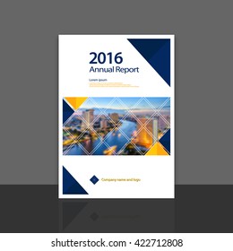 Cover design for annual report  brochure flyer template. A4 cover vector EPS-10 background image with Gradient Mesh.