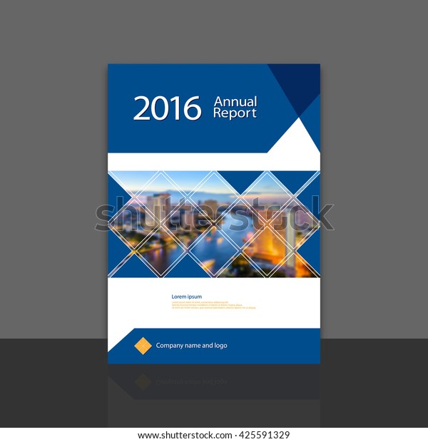 Cover Design Annual Report Brochure Flyer Stock Vector (Royalty Free