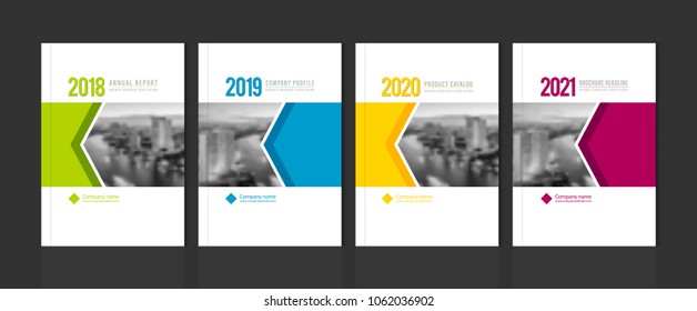 Cover design for annual report business catalog company profile brochure magazine flyer booklet poster banner. A4 template element cover vector EPS-10 sample image with Gradient Mesh.