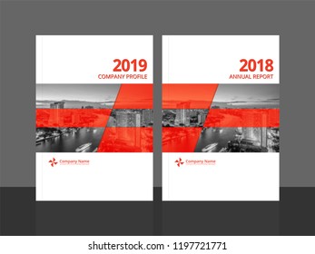 Cover design for annual report business catalog company profile brochure magazine flyer booklet poster banner. A4 landscape template element cover vector EPS-10 sample image with Gradient Mesh.