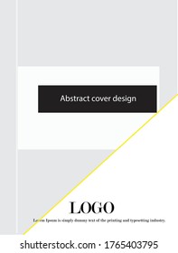 Cover design for annual report and business catalog,