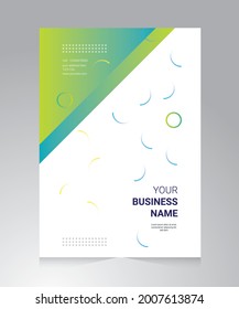 Cover design for annual report and business catalog, magazine, flyer or booklet. Brochure template layout. A4 cover vector EPS-10