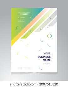 Cover design for annual report and business catalog, magazine, flyer or booklet. Brochure template layout. A4 cover vector EPS-10