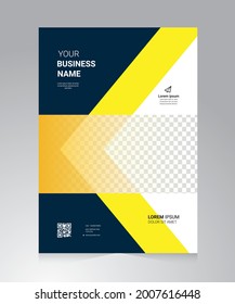 
Cover design for annual report and business catalog, magazine, flyer or booklet. Brochure template layout. A4 cover vector EPS-10