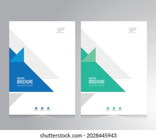 Cover design for annual report and business catalog, magazine, flyer or booklet. Brochure template layout. A4 cover vector EPS-10