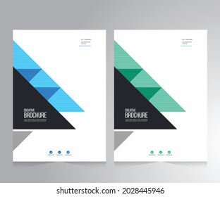 Cover design for annual report and business catalog, magazine, flyer or booklet. Brochure template layout. A4 cover vector EPS-10