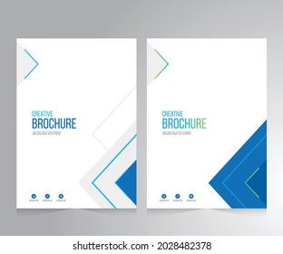 Cover design for annual report and business catalog, magazine, flyer or booklet. Brochure template layout. A4 cover vector EPS-10