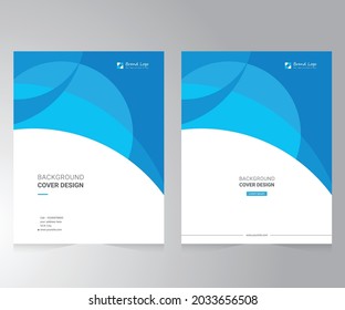 Cover design for annual report and business catalog, magazine, flyer or booklet. Brochure template layout. A4 cover vector EPS-10