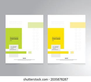 Cover design for annual report and business catalog, magazine, flyer or booklet. Brochure template layout. A4 cover vector EPS-10