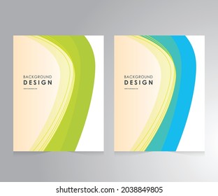 Cover design for annual report and business catalog, magazine, flyer or booklet. Brochure template layout. A4 cover vector EPS-10